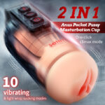 Leten 10 Vibration Modes Male Masturbator Stroker with Remote Control