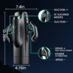 Leten Bermuda 10 Vibration Sucking Masturbator For Men With Heating Function