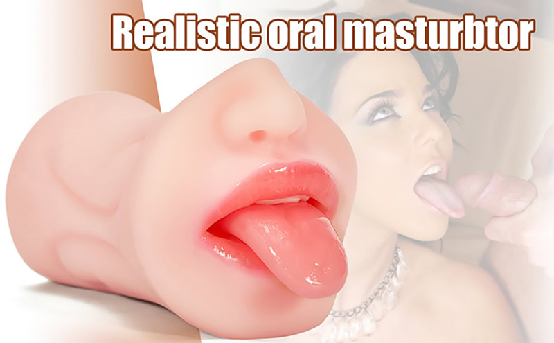 Lovesvibe realistic pocket pussy soft lifelike fake pussy with teeth and tongue 5. 9 inch 7