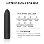 Lovesvibe Rechargeable Bullet Vibrator 7 Vibrating Waterproof & Portable Lipstick Design