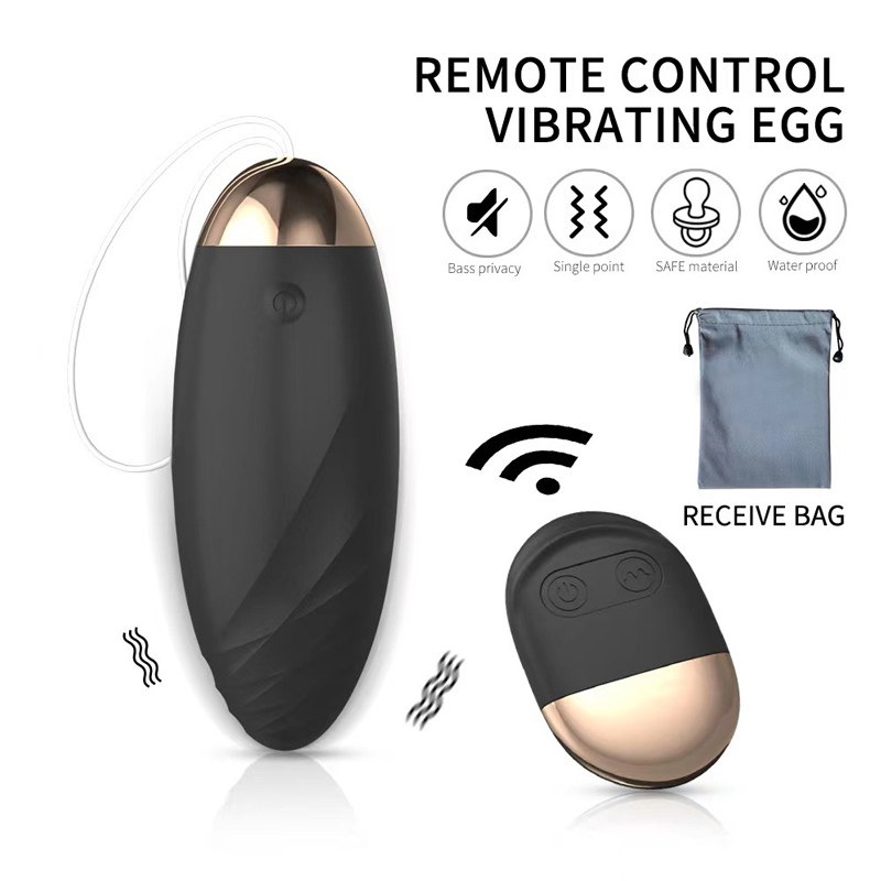 Lovesvibe 10 Powerful Vibrating Mini Egg Vibrator with Remote Control G-Spot Klitoris Stimulator