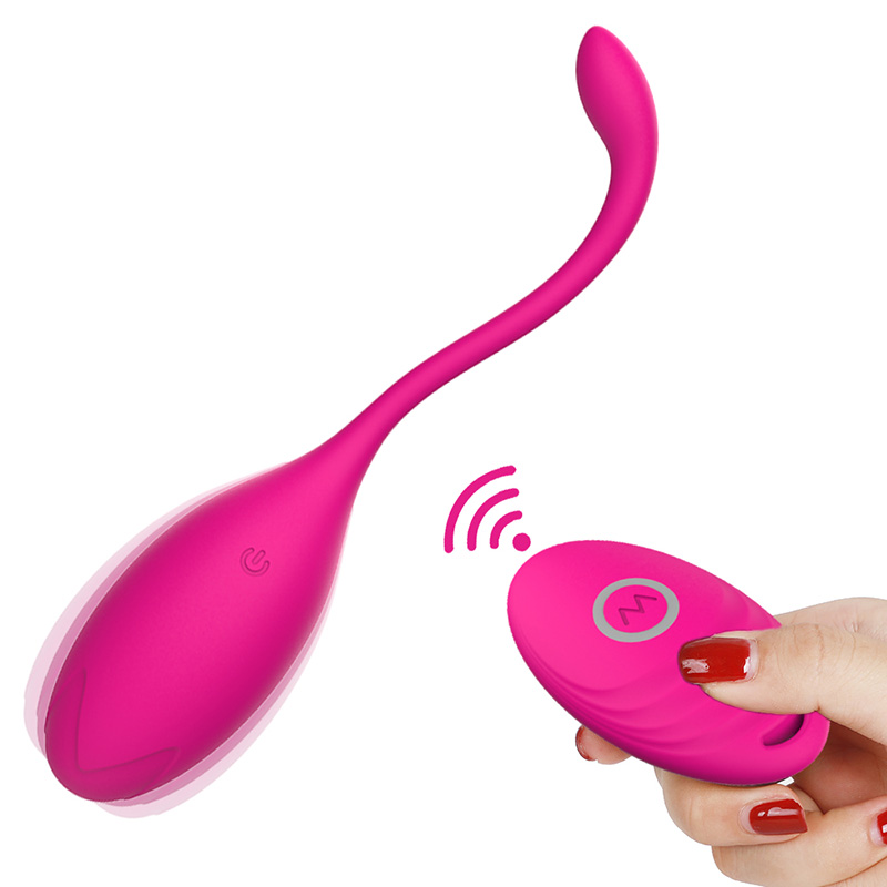 Lovesvibe 10 Vibration Mini Egg Vibrator with Wireless Remote for Women Anal G-Spot Clitoris Stimulation