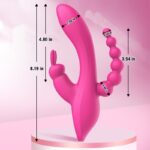 Lovesvibe 12 Vibration Dual Motors Rabbit Vibrator for Clitoris, Anus, And G-Spot Stimulation