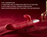 Lovesvibe 5 Thrusting 10 Vibration Heating Rabbit Vibrator - Clitoris & G-Spot Stimulation