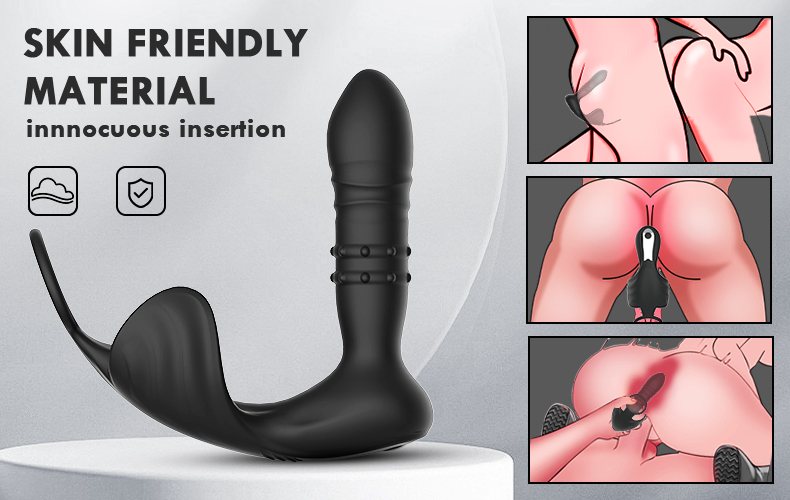 Lovesvibe 9 powerful vibratory thrusting anal vibrator with app control for solos couples play 9