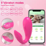 Lovesvibe 9 Vibration Double-Headed Vibrating Egg Soft Granules Friction with APP Control