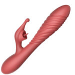 Lovesvibe Rechargeable Dual-Motor Rabbit Vibrator with Tongue Licking & Heating Function