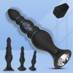 Lovesvibe Vibrating Anal Beads Wireless Remote Control Anal Plug for Prostate Stimulator