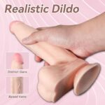 8.7 Inch Lifelike Texture Big Realistic Dildo Sex Toys for Women Men with Suction Cup