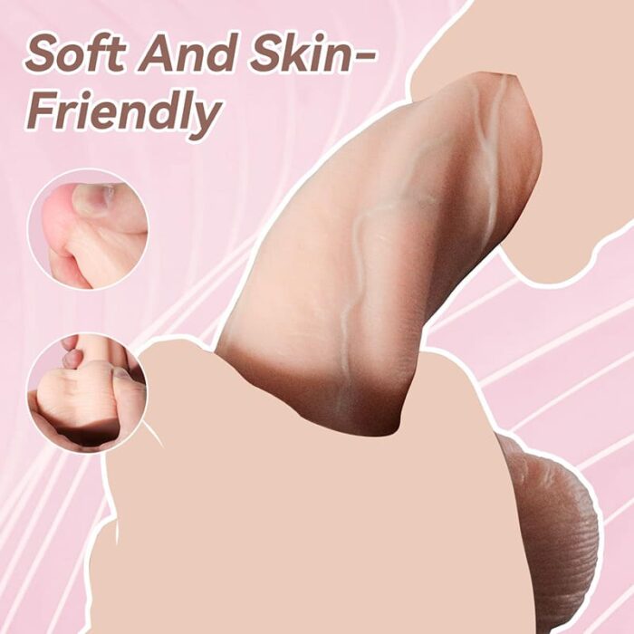 8. 7 inch lifelike texture big realistic dildo sex toys for women men with suction cup