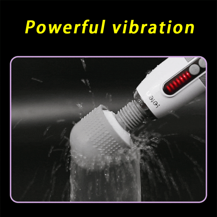 Leten 10 vibration 6 speed strength magic wand vibrator for female masturbation orgasm