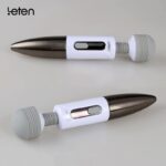 Leten 10 Vibration 6 Speed Strength Magic Wand Vibrator for Female Masturbation Orgasm