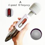 Leten 10 Vibration 6 Speed Strength Magic Wand Vibrator for Female Masturbation Orgasm