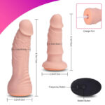 Lovesvibe 10 Vibration Adjustable Strap-On Dildo with Remote Control G-Spot Stimulation