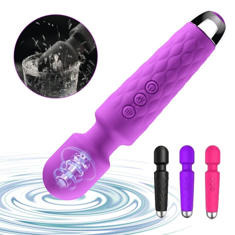 Lovesvibe 10 Vibration Magic Wand Vibrator for Women Clitoris Stimulator G Spot Massager