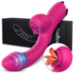 Lovesvibe 10 Vibration Nipple Toy Tongue Licking Women G Spot Clitoral Stimulator