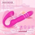 Lovesvibe 10 Vibration Tapping 3 Rotation Bendable Strapless Dildo for Couples & Lesbians