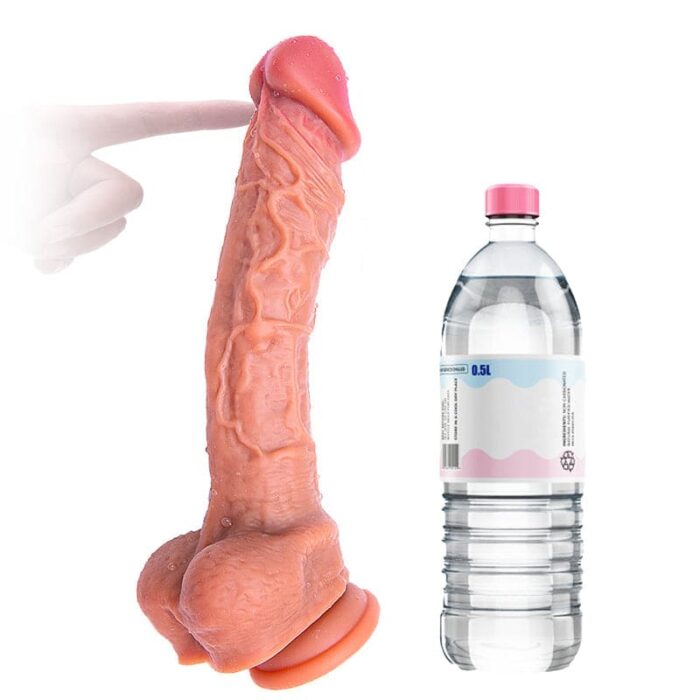 Lovesvibe 2'' diameter silicone huge dildo, 9. 8 inch extra large dildo with suction cup