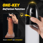 Lovesvibe 2 in 1 Penis Pumpen Vacuum Suction Soft Textures Vacuum Pump for Penis Training