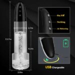 Lovesvibe 2 in 1 Penis Pumpen Vacuum Suction Soft Textures Vacuum Pump for Penis Training