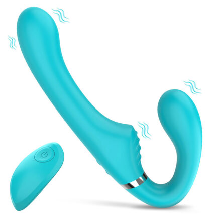 Lovesvibe 7 Vibration Strapless Dildo Double Ended Wearable G-Spot Dildo for Lesbian