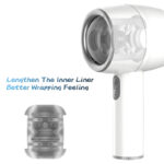 Lovesvibe Lntelligent Telescoping Male Masturbator with 3 vibrating Sucking modes