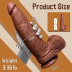 Lovesvibe Realistic Huge Dildo, 13 Inch Women Big Anal Dildo with Suction Cup