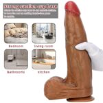 Lovesvibe Silicone Huge Dildo, 13 Inch Extra Large Anal Dildo for Women Masturbation